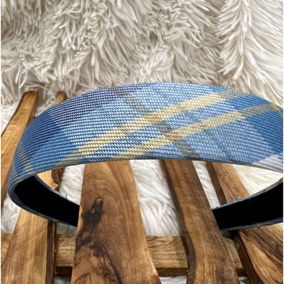 Plaid headbands blue 1inch. Set of four ( the ones you see in picture) - Picture 3 of 4